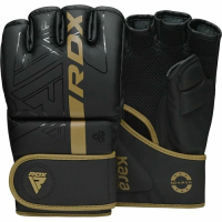 Перчатки тренировочные RDX Grappling F6 XL черн/золот.мат. (арт. GGR-F6MGL-XL)