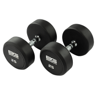 Гантель обрезиненная 25 кг BRONZE GYM BG-PA-DB-R250