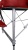 Массажный стол DFC NIRVANA, Elegant LUXE, 186х70х4 см, алюм. ножки, цвет бордовый (Wine)